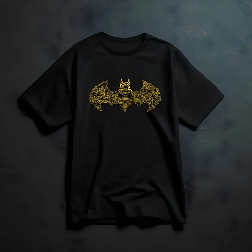Men Black Trendy Oversized T-SHIRT